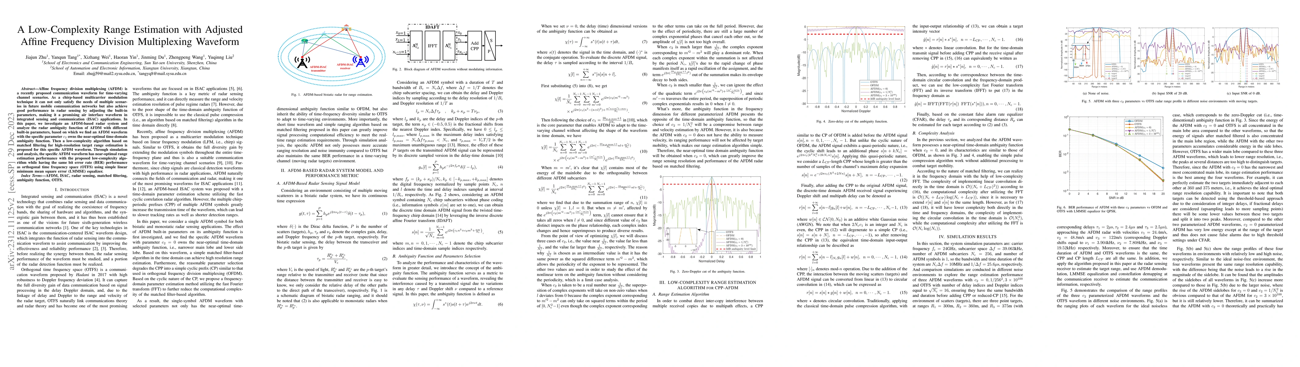 Thumbnail for A Low-Complexity Range Estimation with Adjusted Affine Frequency
  Division Multiplexing Waveform