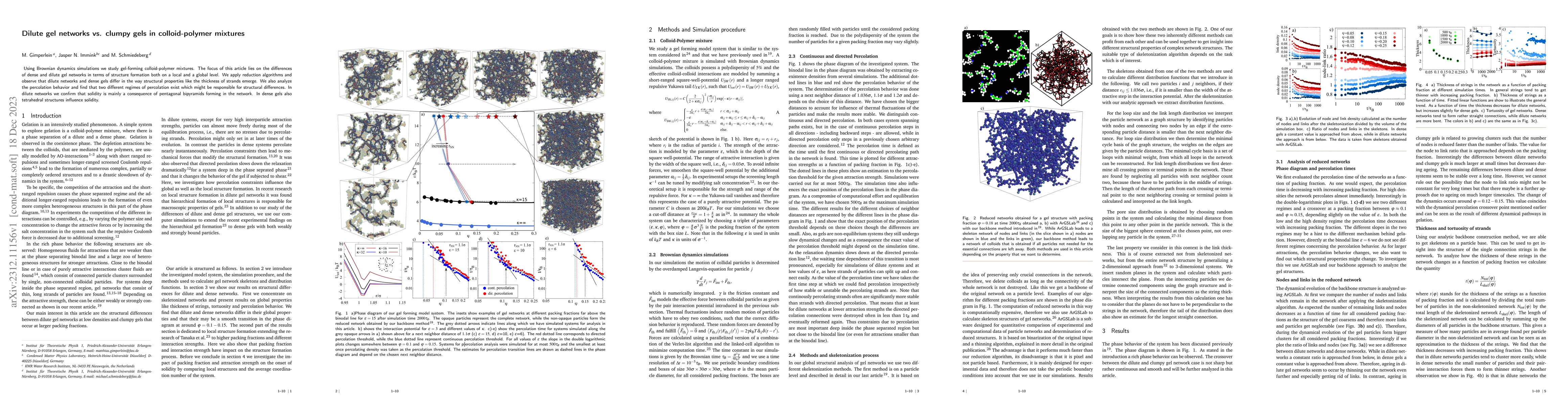 Thumbnail for Dilute gel networks vs. clumpy gels in colloid-polymer mixtures