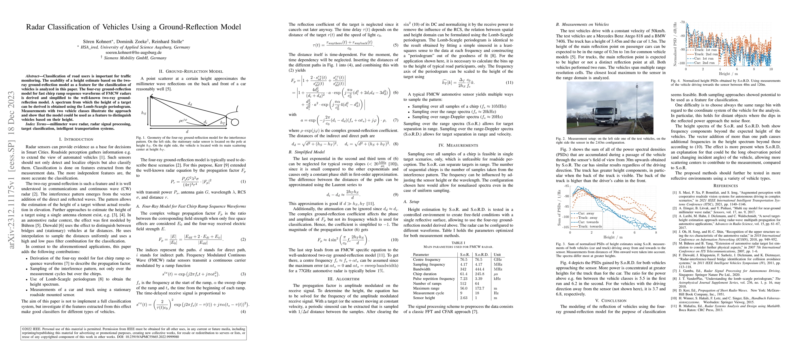 Thumbnail for Radar Classification of Vehicles Using a Ground-Reflection Model