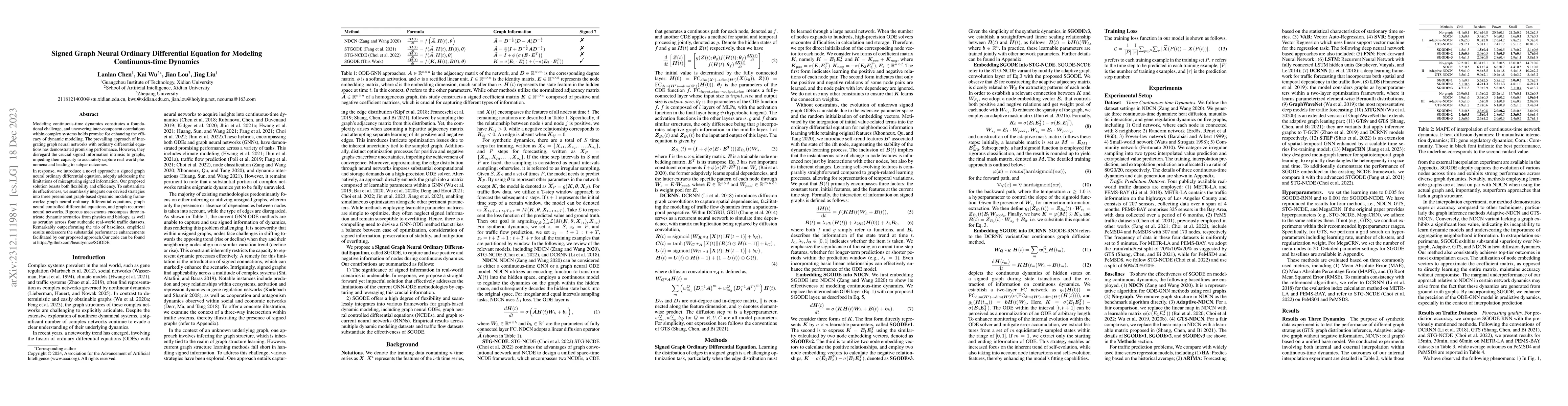 Thumbnail for Signed Graph Neural Ordinary Differential Equation for Modeling
  Continuous-time Dynamics