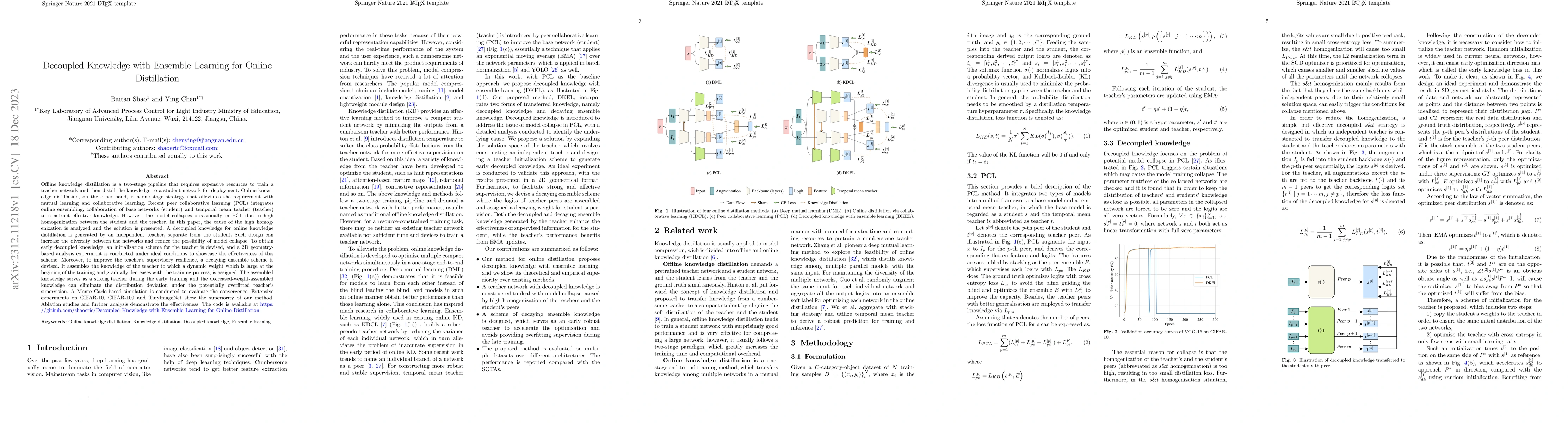 Thumbnail for Decoupled Knowledge with Ensemble Learning for Online Distillation