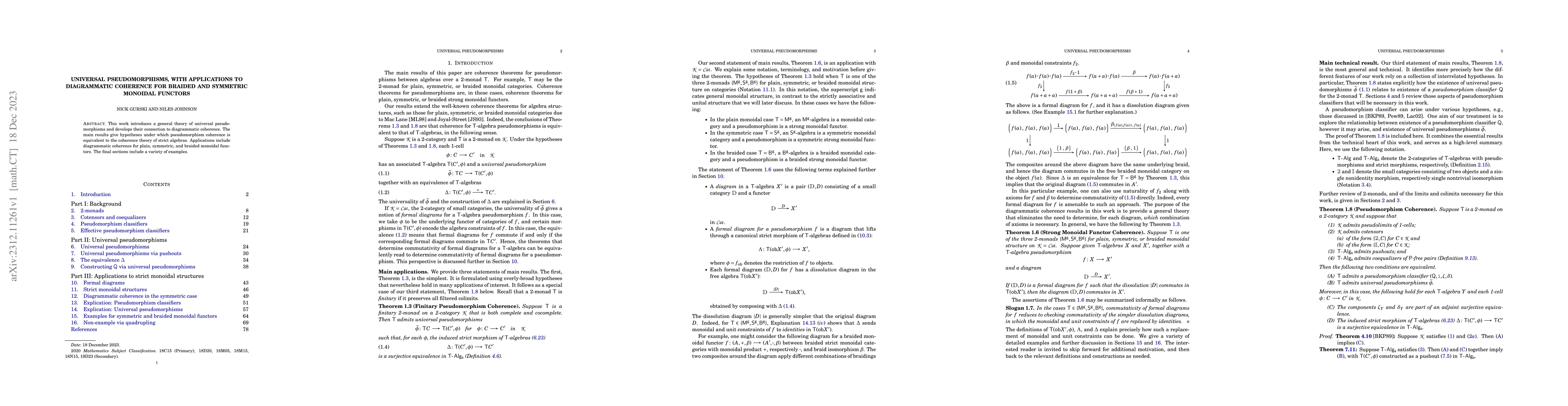 Thumbnail for Universal pseudomorphisms, with applications to diagrammatic coherence
  for braided and symmetric monoidal functors