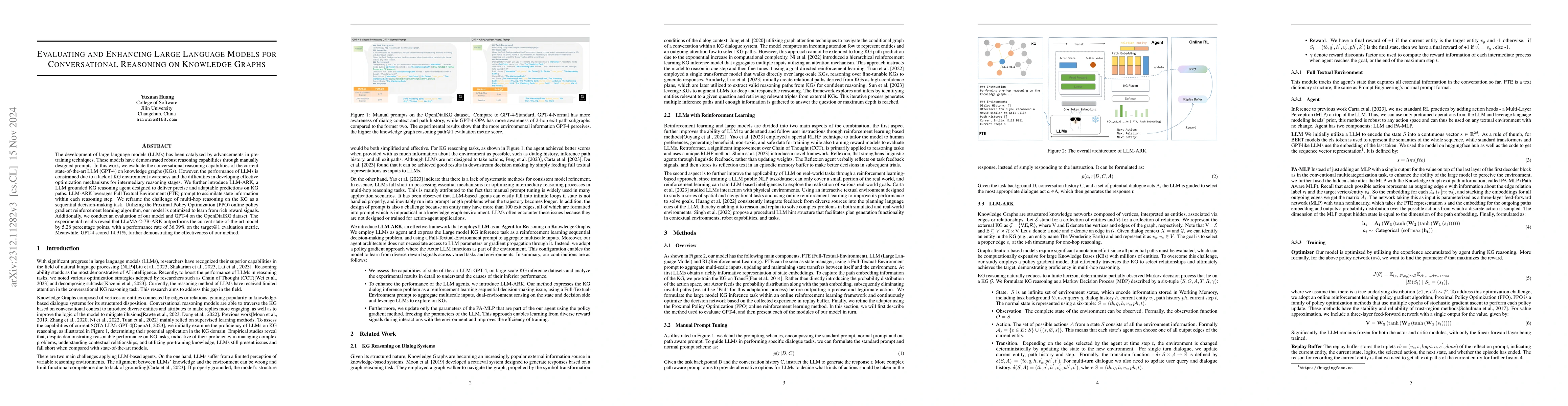 Thumbnail for Evaluating and Enhancing Large Language Models for Conversational
  Reasoning on Knowledge Graphs