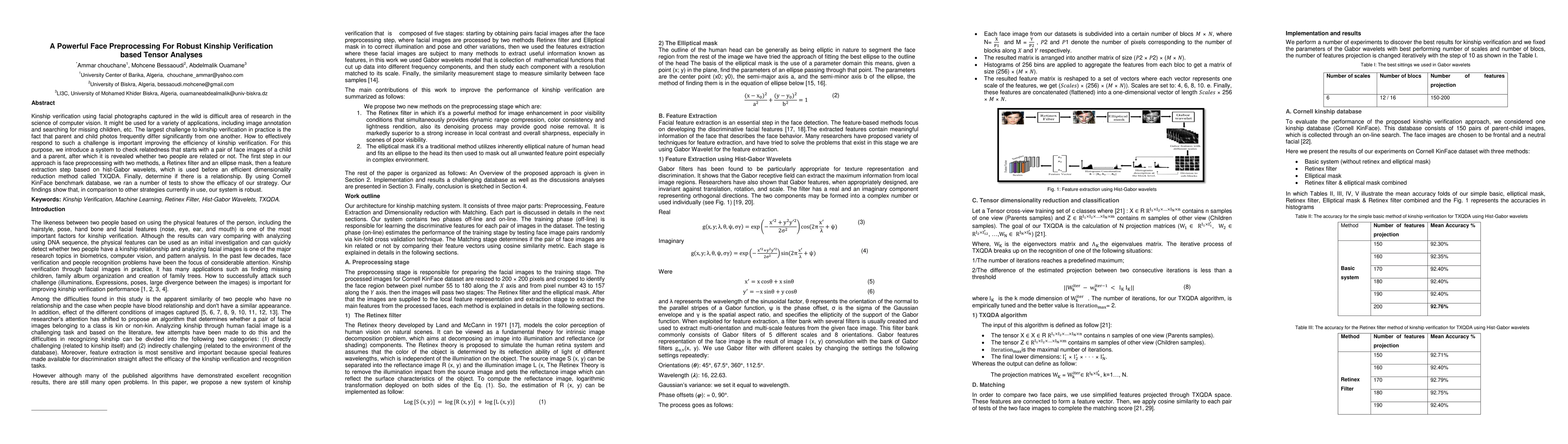 Thumbnail for A Powerful Face Preprocessing For Robust Kinship Verification based
  Tensor Analyses