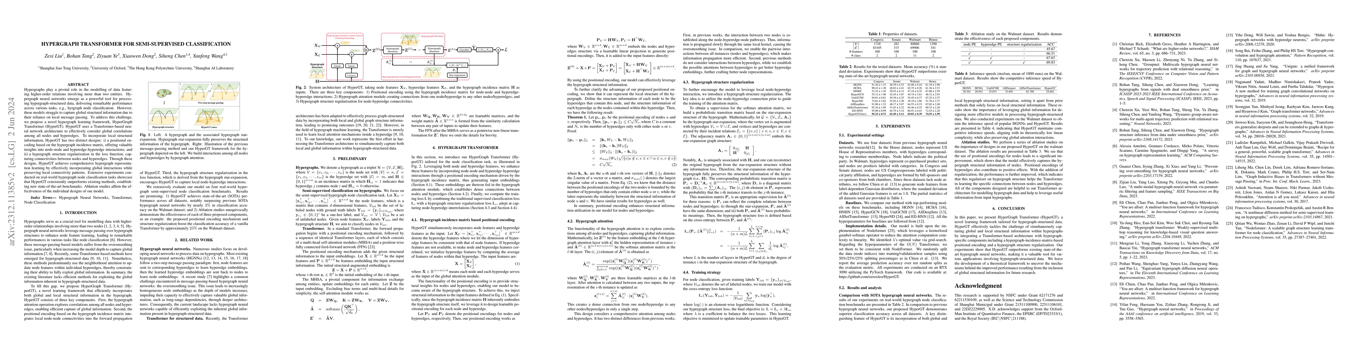Thumbnail for Hypergraph Transformer for Semi-Supervised Classification