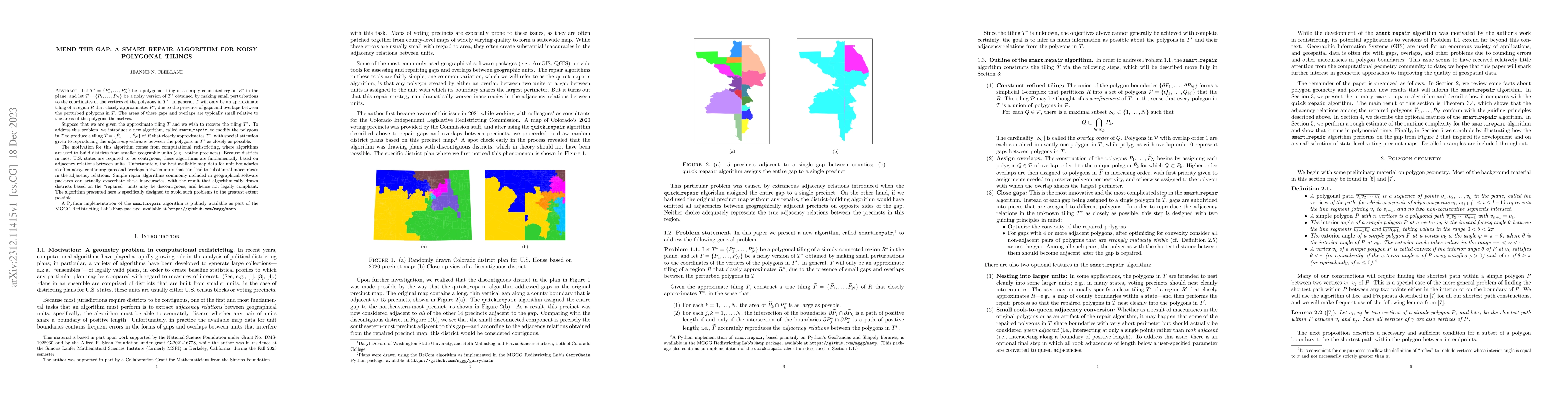 Thumbnail for Mend the gap: A smart repair algorithm for noisy polygonal tilings