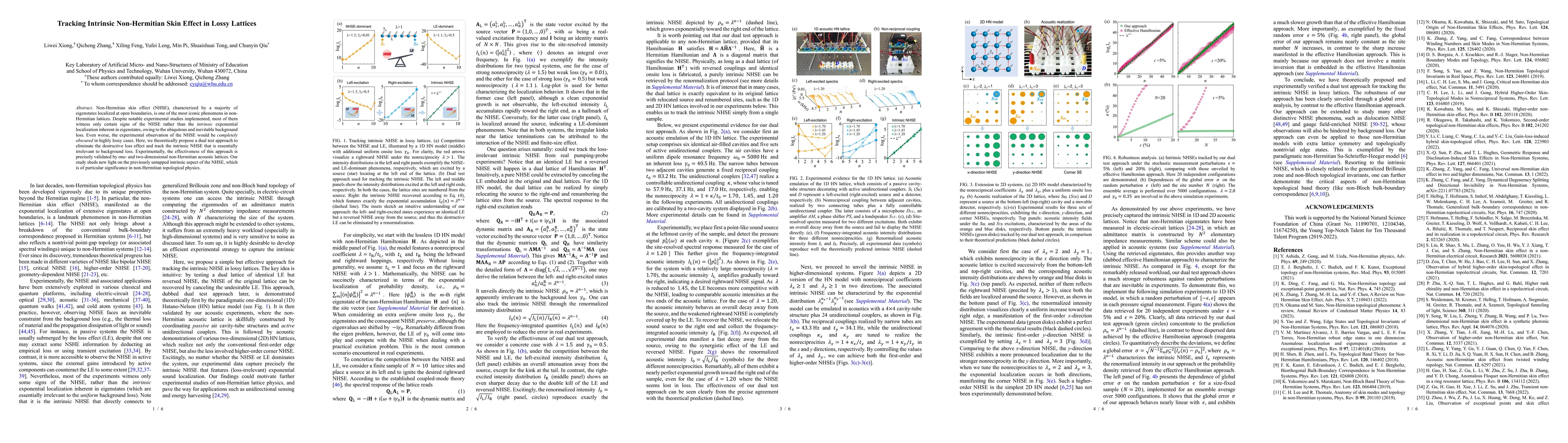 Thumbnail for Tracking Intrinsic Non-Hermitian Skin Effect in Lossy Lattices