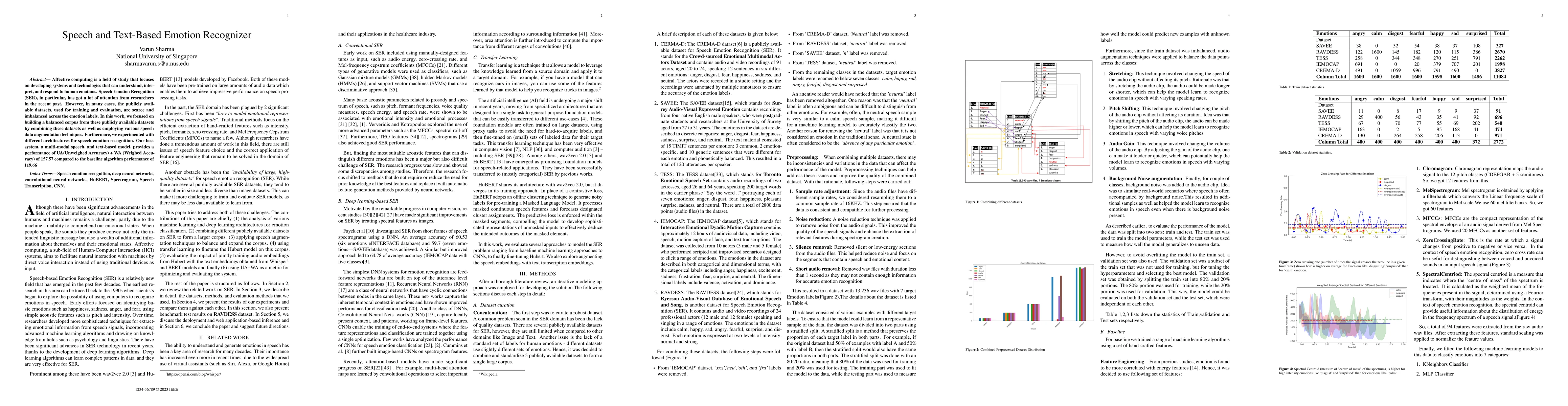 Thumbnail for Speech and Text-Based Emotion Recognizer