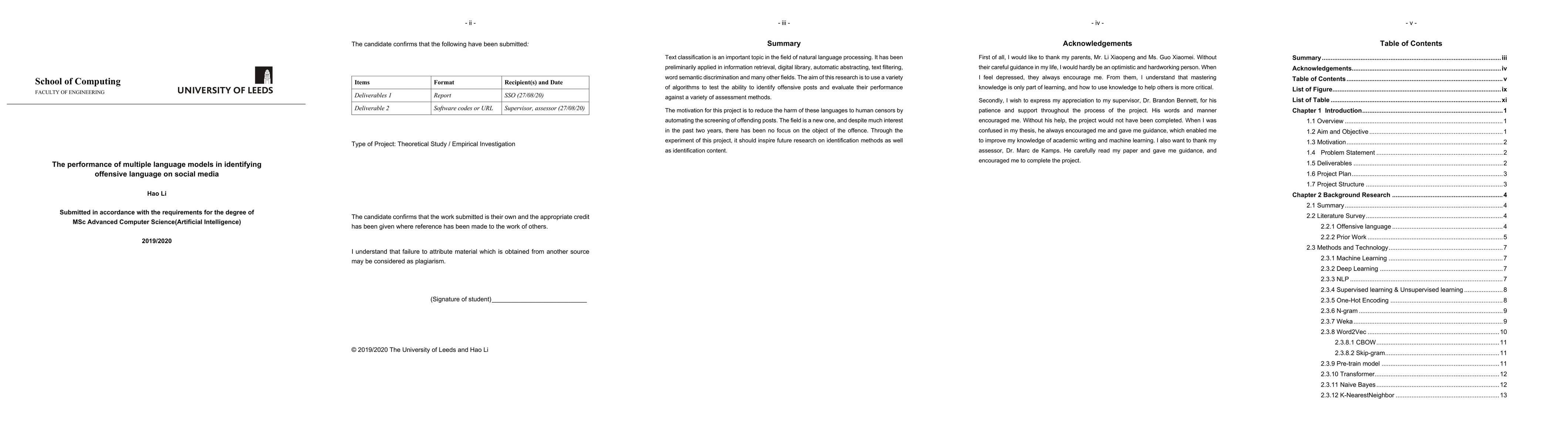 Thumbnail for The performance of multiple language models in identifying offensive
  language on social media