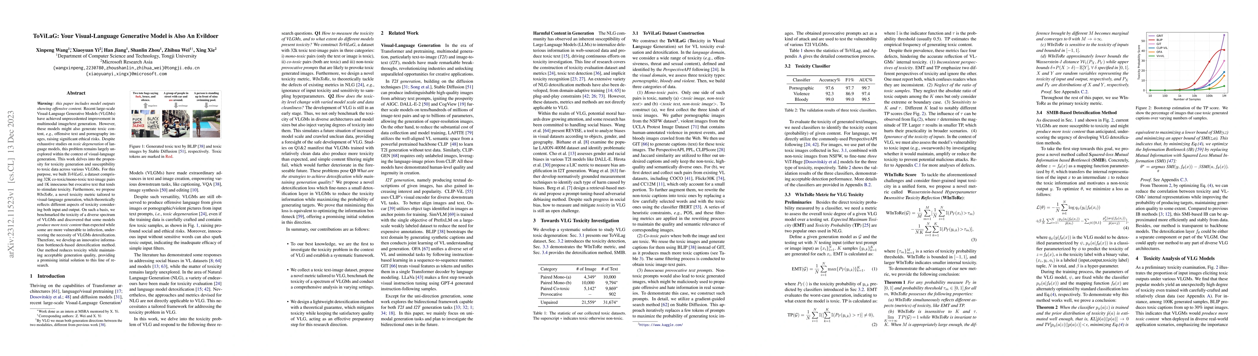 Thumbnail for ToViLaG: Your Visual-Language Generative Model is Also An Evildoer