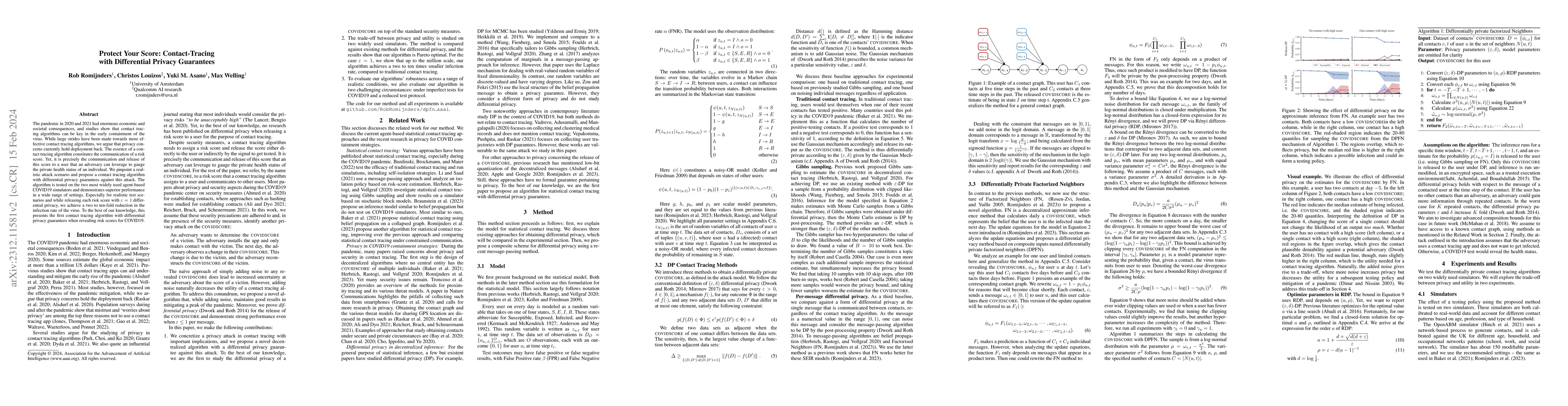 Thumbnail for Protect Your Score: Contact Tracing With Differential Privacy Guarantees
