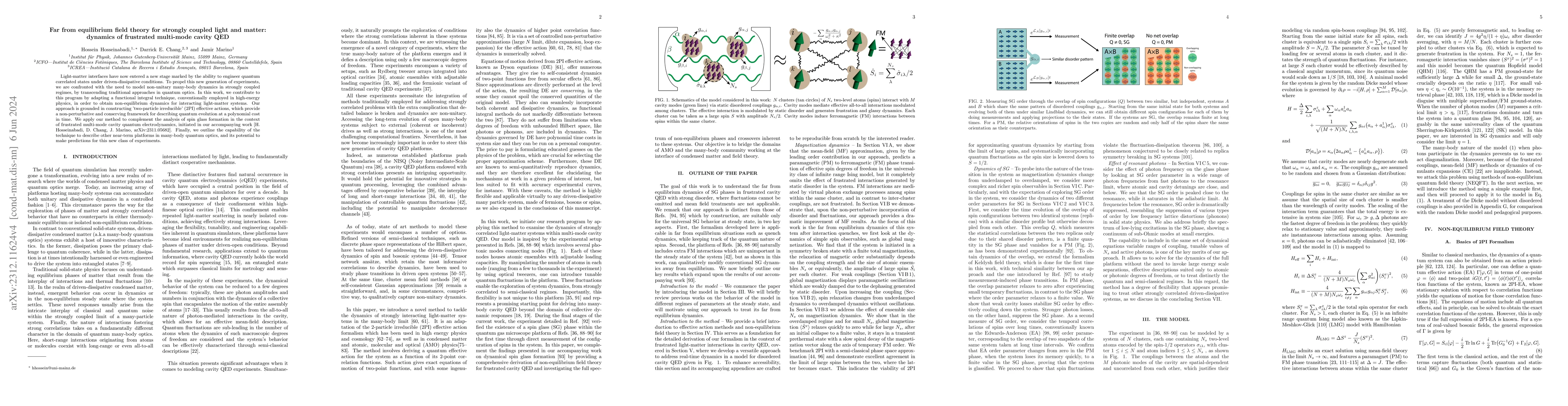 Thumbnail for Far from equilibrium field theory for strongly coupled light and matter:
  dynamics of frustrated multi-mode cavity QED