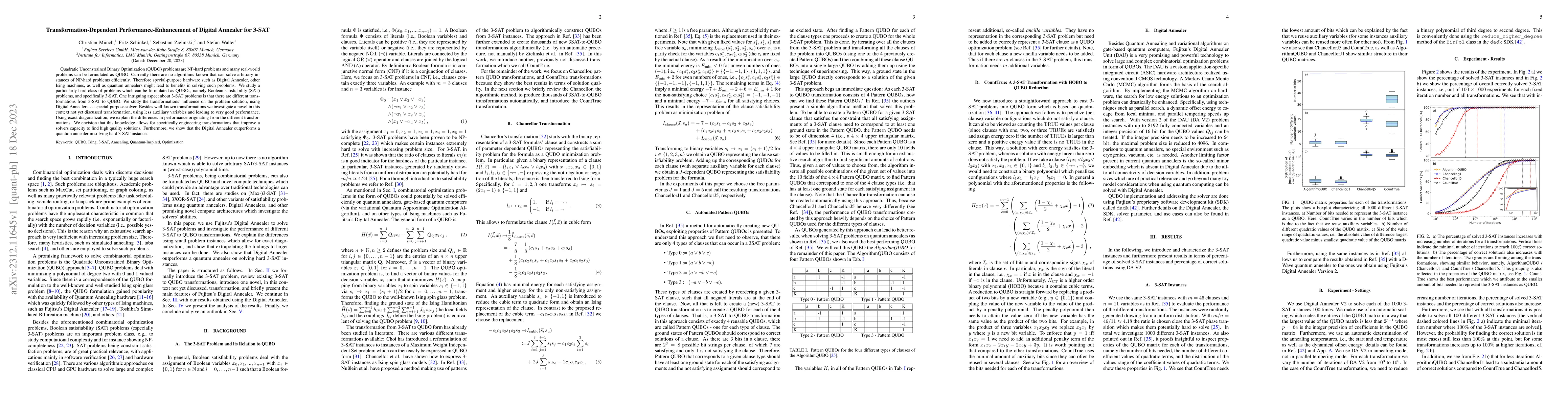 Thumbnail for Transformation-Dependent Performance-Enhancement of Digital Annealer for
  3-SAT