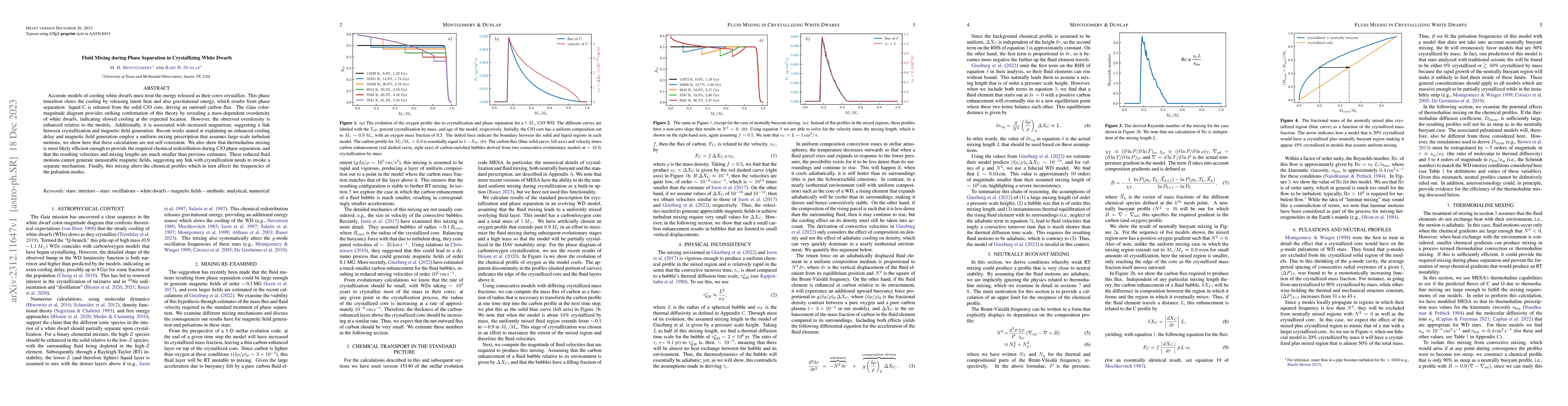 Thumbnail for Fluid Mixing during Phase Separation in Crystallizing White Dwarfs