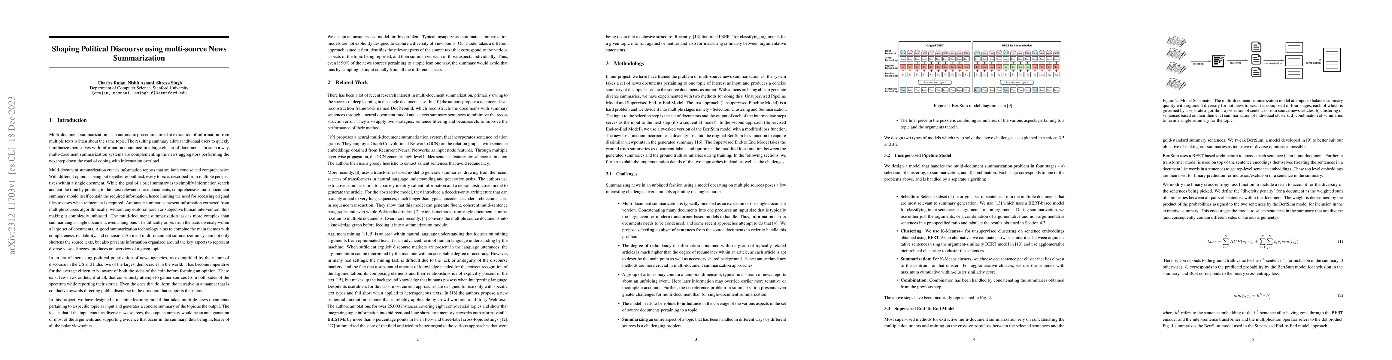 Thumbnail for Shaping Political Discourse using multi-source News Summarization