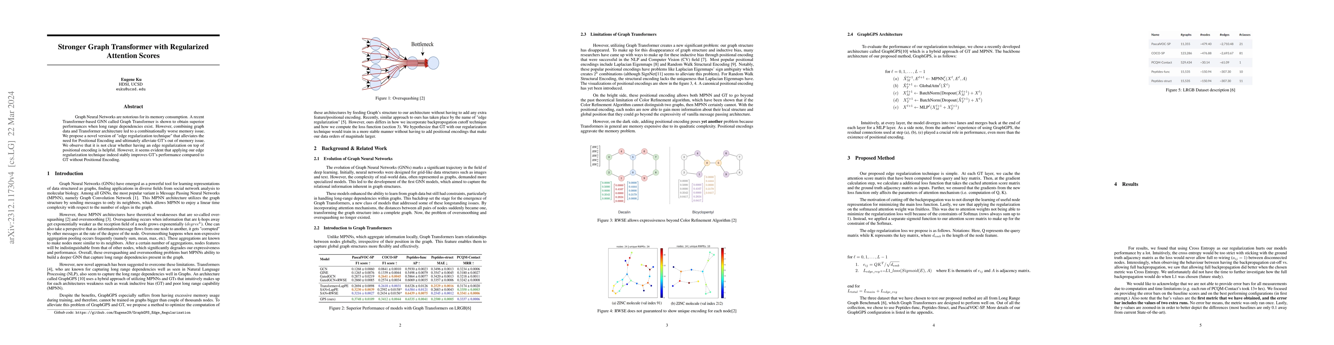 Thumbnail for Stronger Graph Transformer with Regularized Attention Scores