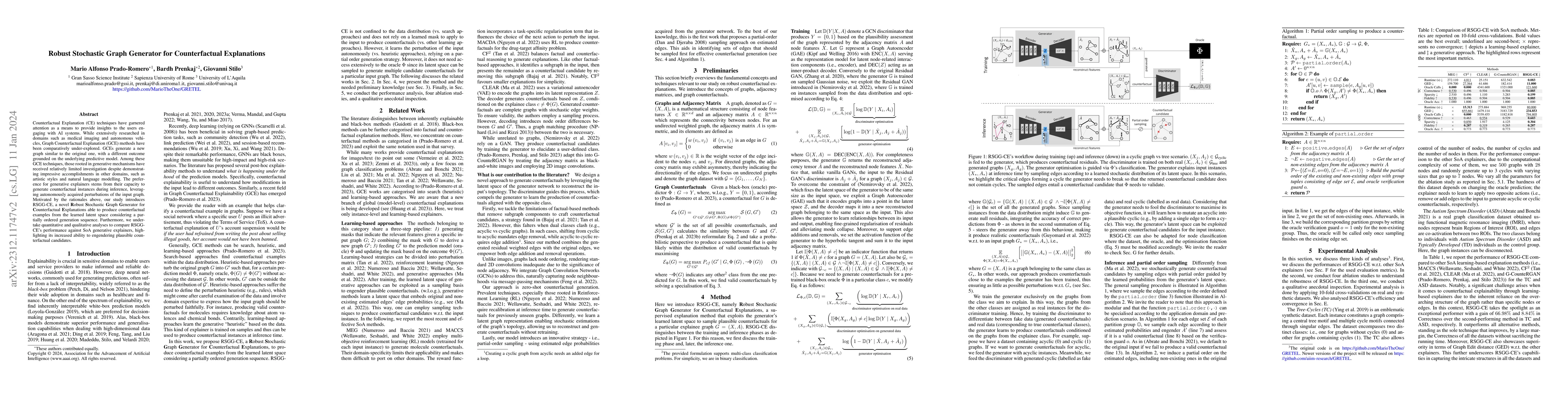 Thumbnail for Robust Stochastic Graph Generator for Counterfactual Explanations