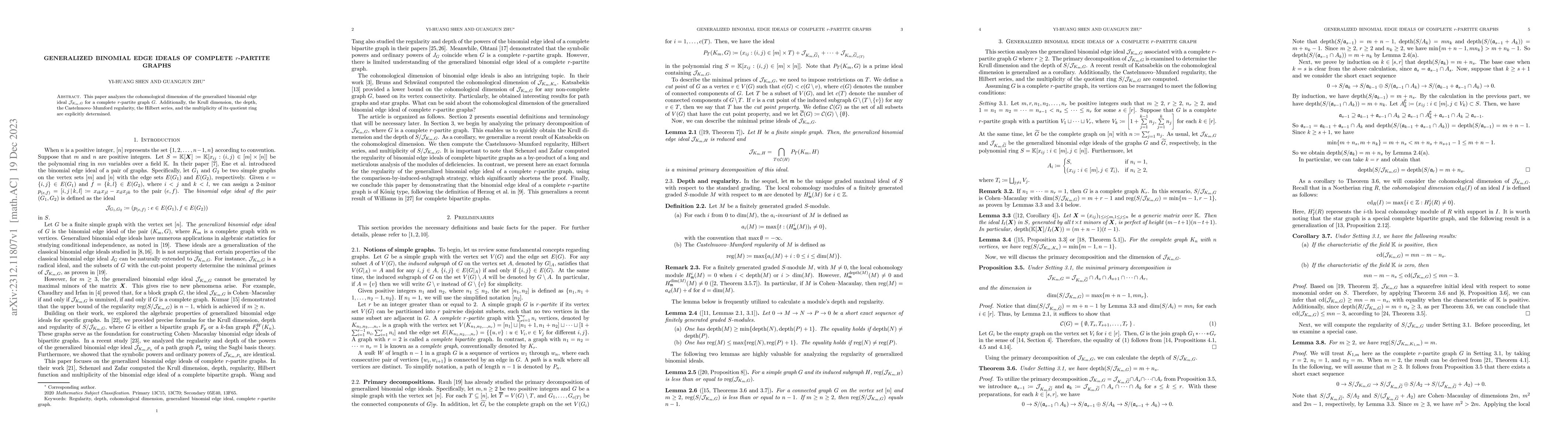 Thumbnail for Generalized binomial edge ideals of complete $r$-partite graphs