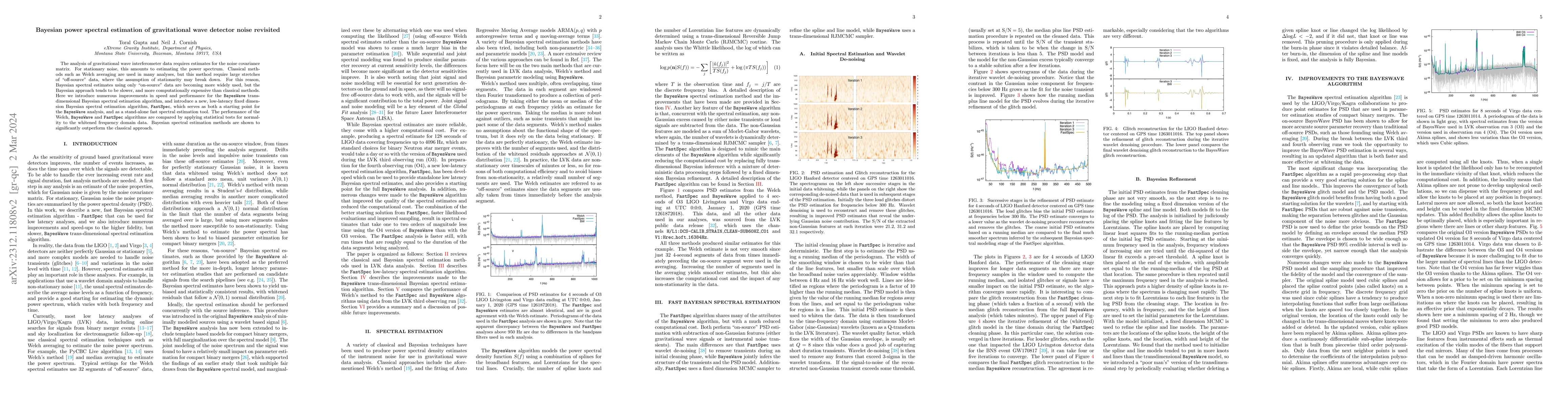 Thumbnail for Bayesian power spectral estimation of gravitational wave detector noise
  revisited