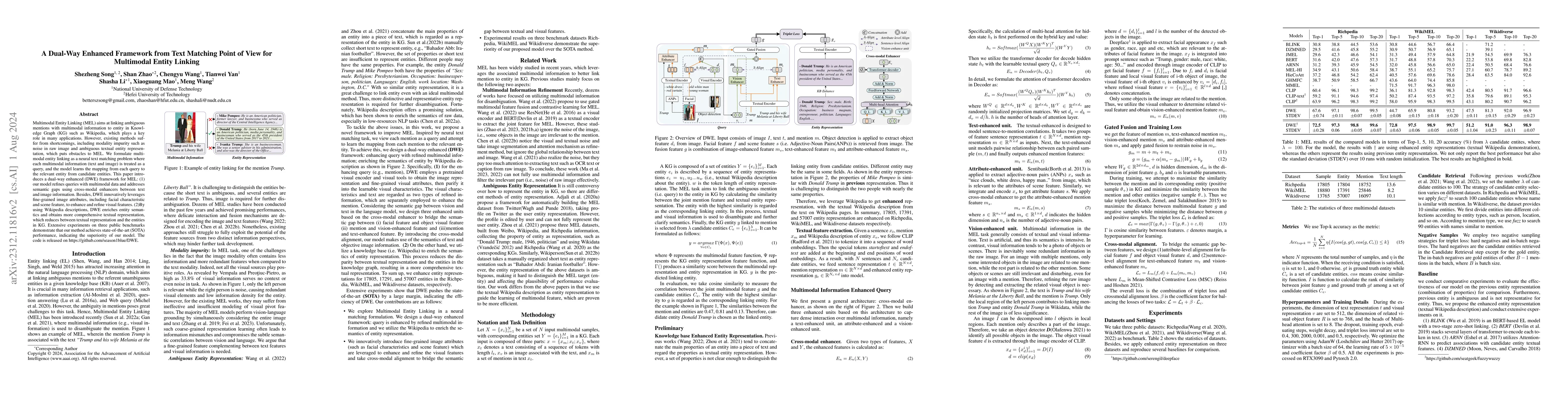 Thumbnail for A Dual-way Enhanced Framework from Text Matching Point of View for
  Multimodal Entity Linking