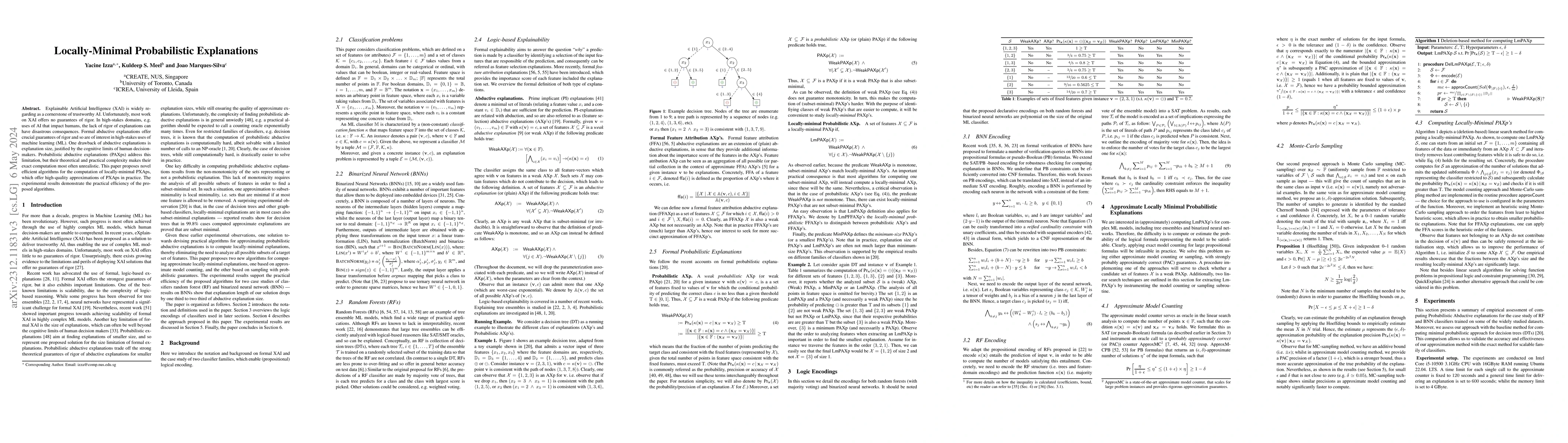 Thumbnail for Locally-Minimal Probabilistic Explanations
