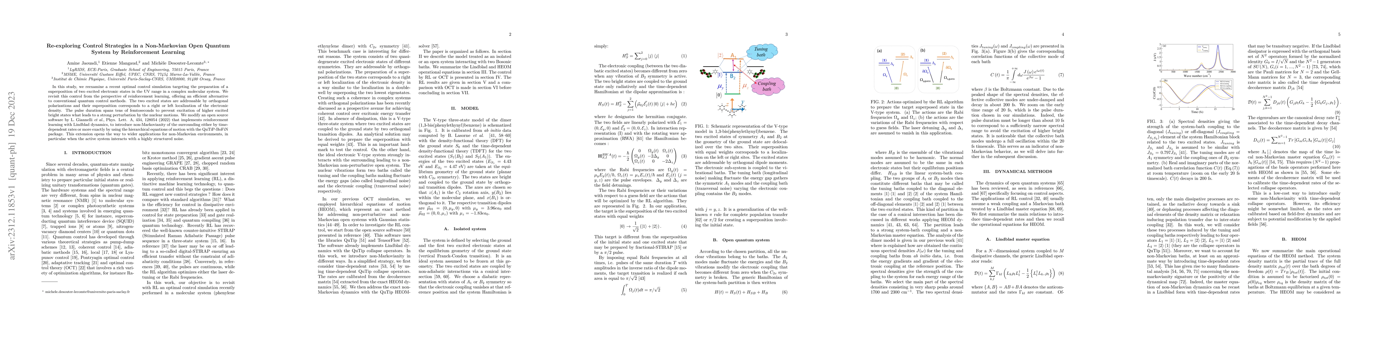 Thumbnail for Re-exploring Control Strategies in a Non-Markovian Open Quantum System
  by Reinforcement Learning
