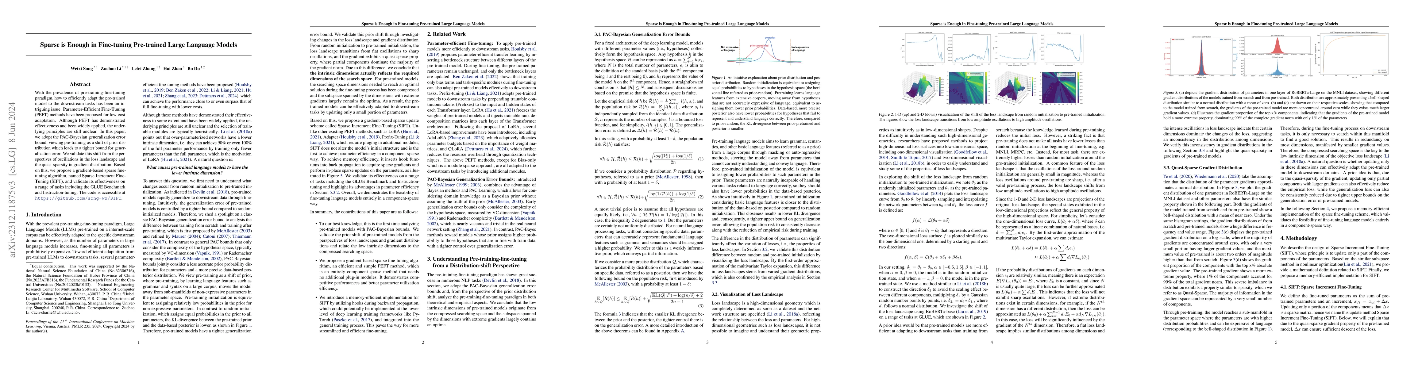 Thumbnail for Sparse is Enough in Fine-tuning Pre-trained Large Language Models
