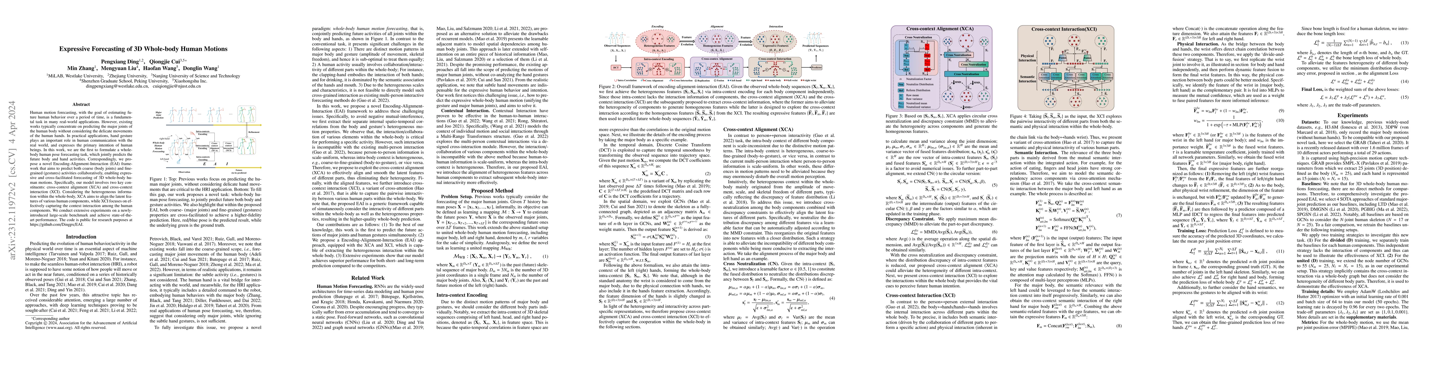 Thumbnail for Expressive Forecasting of 3D Whole-body Human Motions
