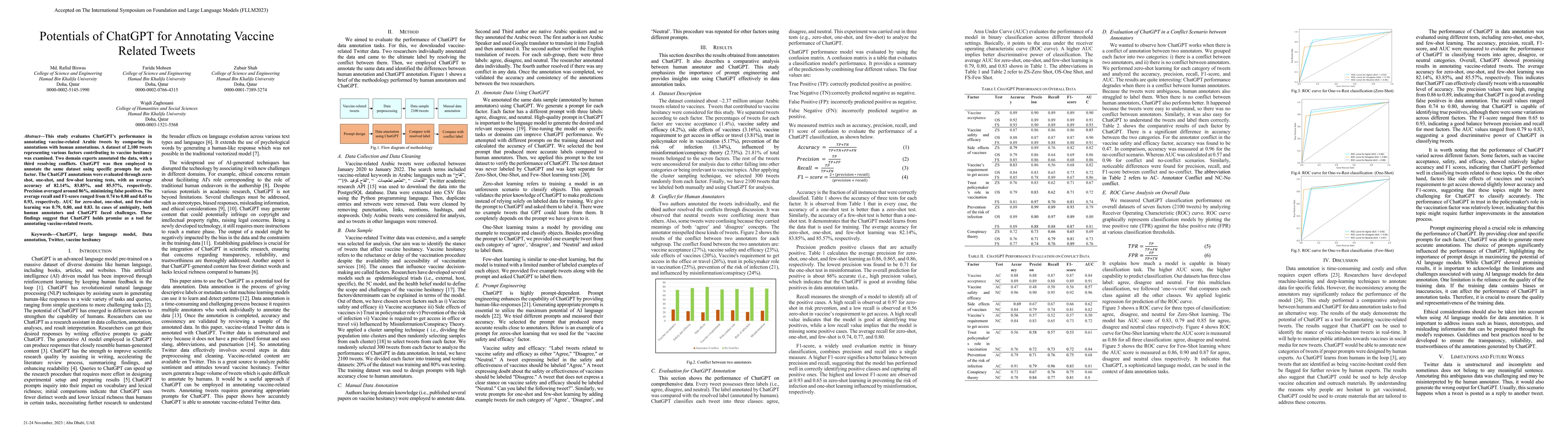 Thumbnail for Potentials of ChatGPT for Annotating Vaccine Related Tweets