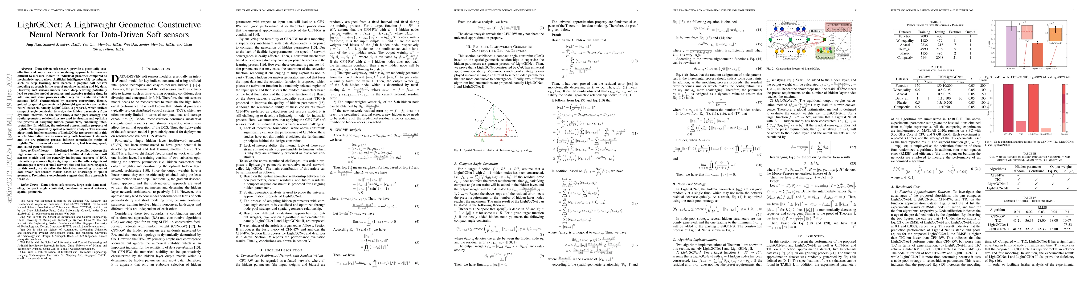 Thumbnail for LightGCNet: A Lightweight Geometric Constructive Neural Network for
  Data-Driven Soft sensors