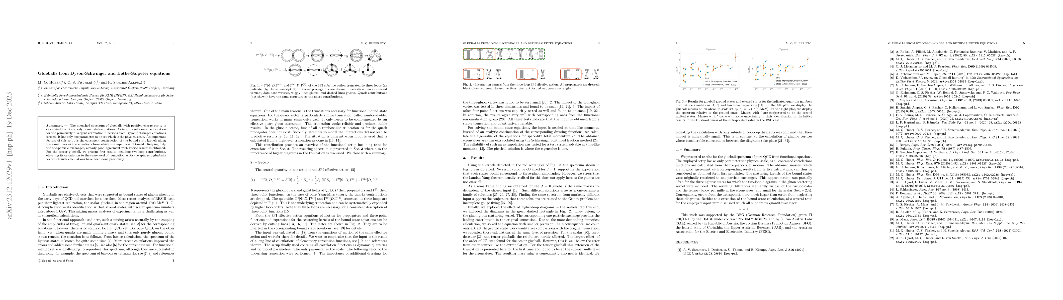 Thumbnail for Glueballs from Dyson-Schwinger and Bethe-Salpeter equations