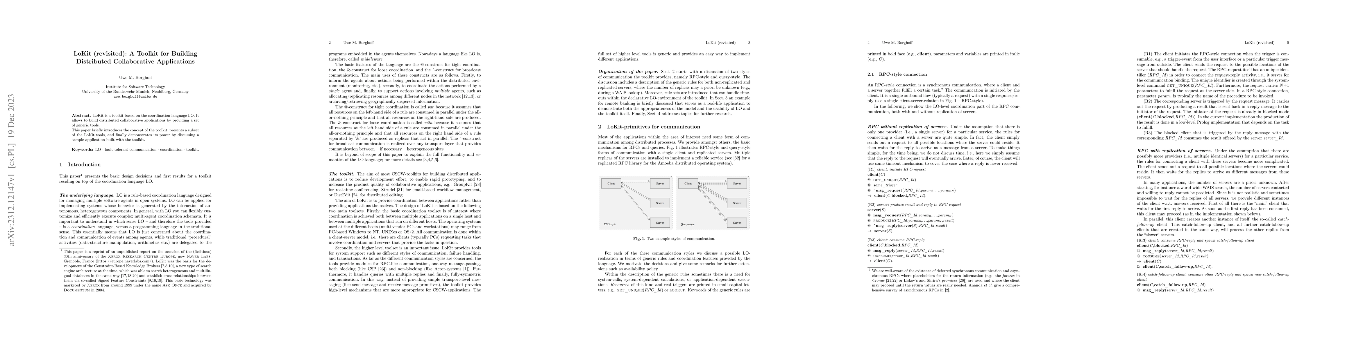 Thumbnail for LoKit (revisited): A Toolkit for Building Distributed Collaborative
  Applications