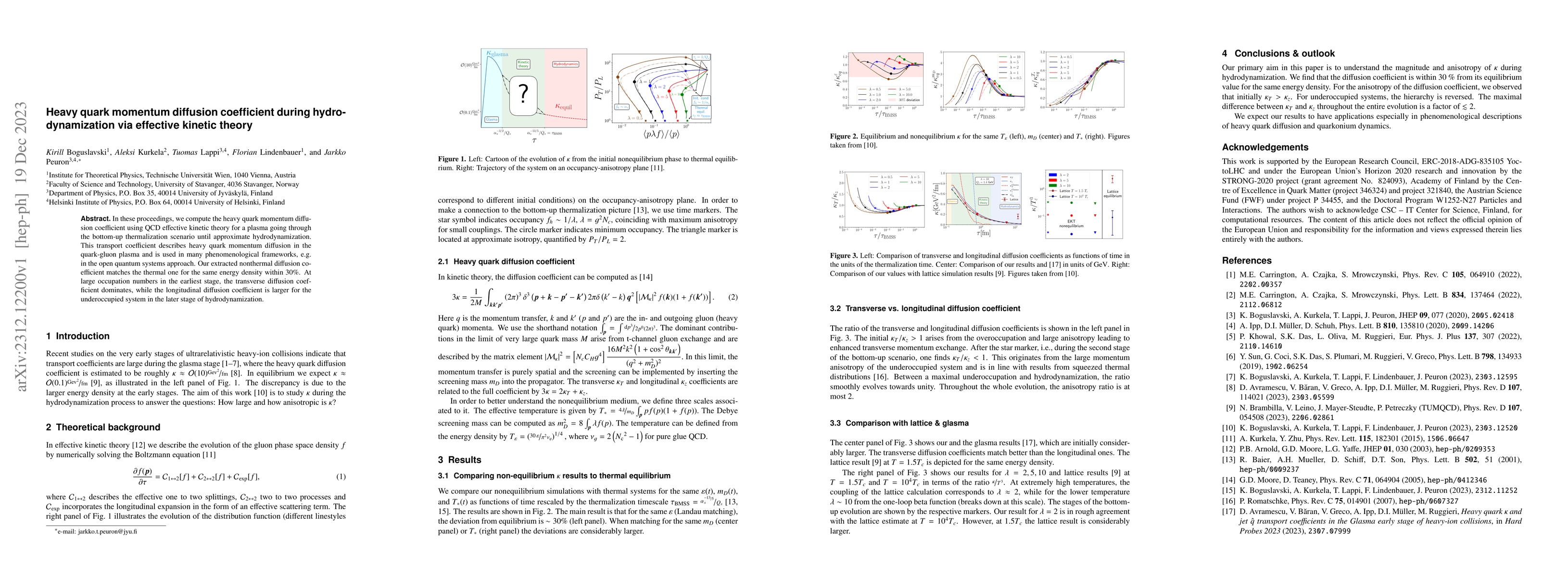 Thumbnail for Heavy quark momentum diffusion coefficient during hydrodynamization via
  effective kinetic theory