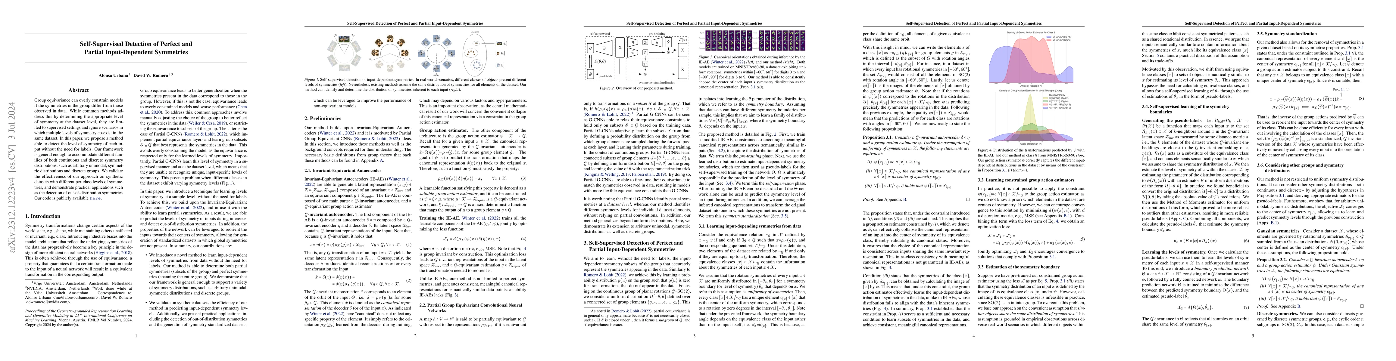 Thumbnail for Self-Supervised Detection of Perfect and Partial Input-Dependent
  Symmetries