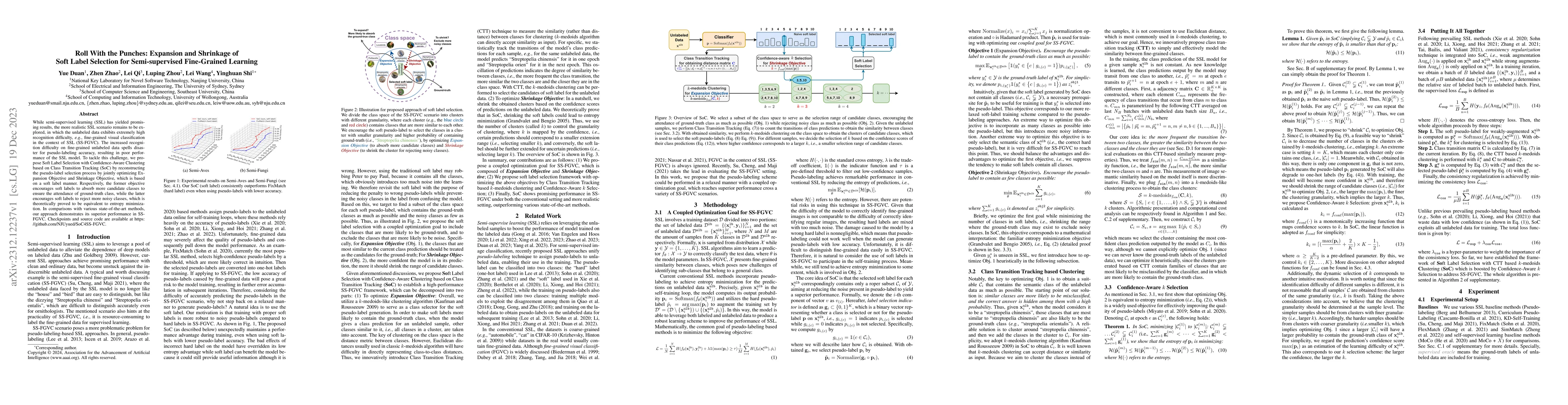 Thumbnail for Roll With the Punches: Expansion and Shrinkage of Soft Label Selection
  for Semi-supervised Fine-Grained Learning