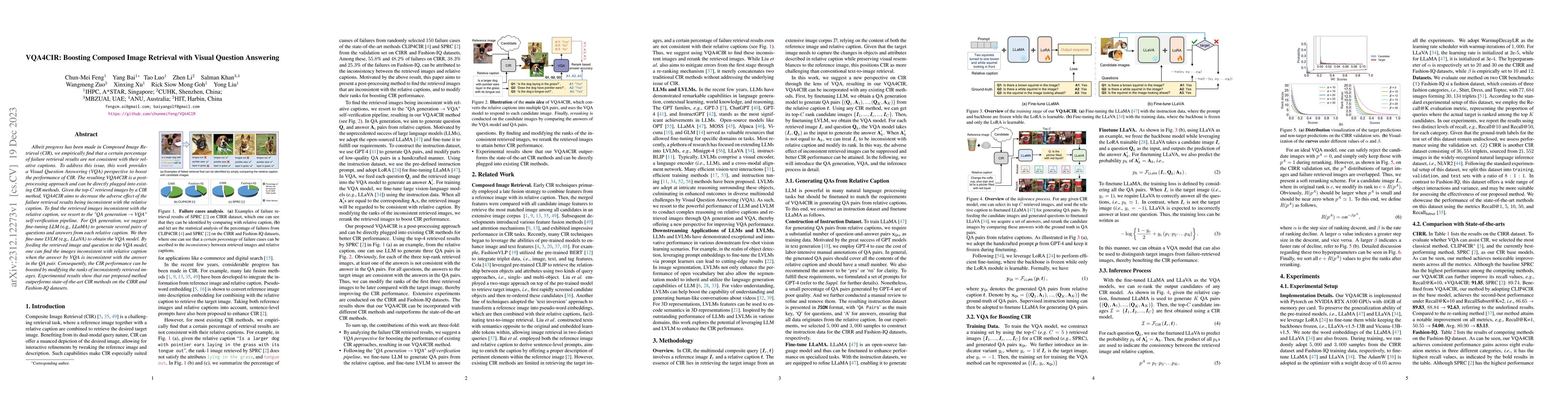 Thumbnail for VQA4CIR: Boosting Composed Image Retrieval with Visual Question
  Answering