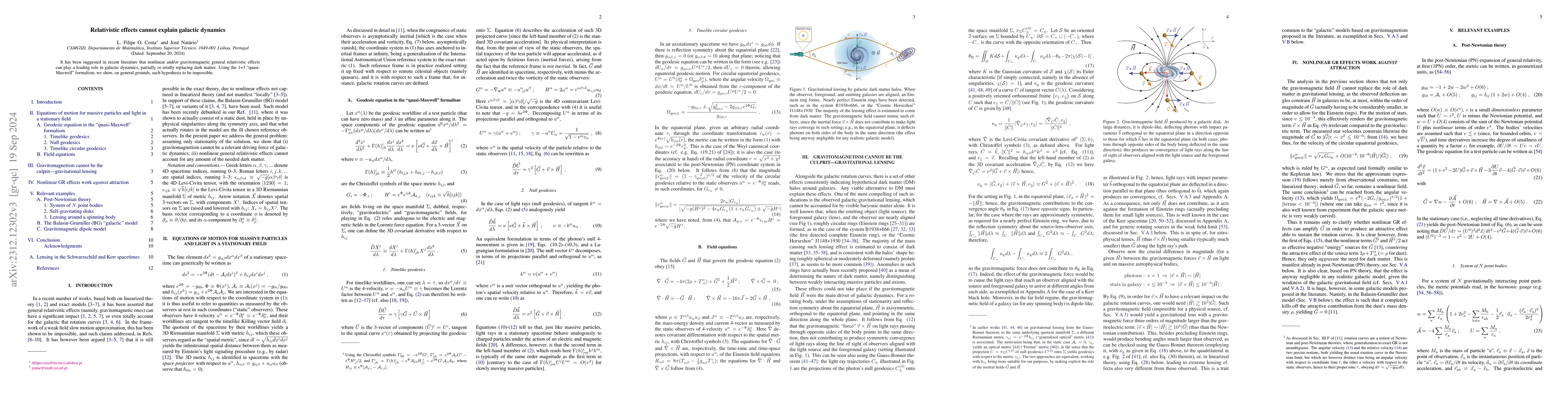 Thumbnail for Relativistic effects cannot explain galactic dynamics