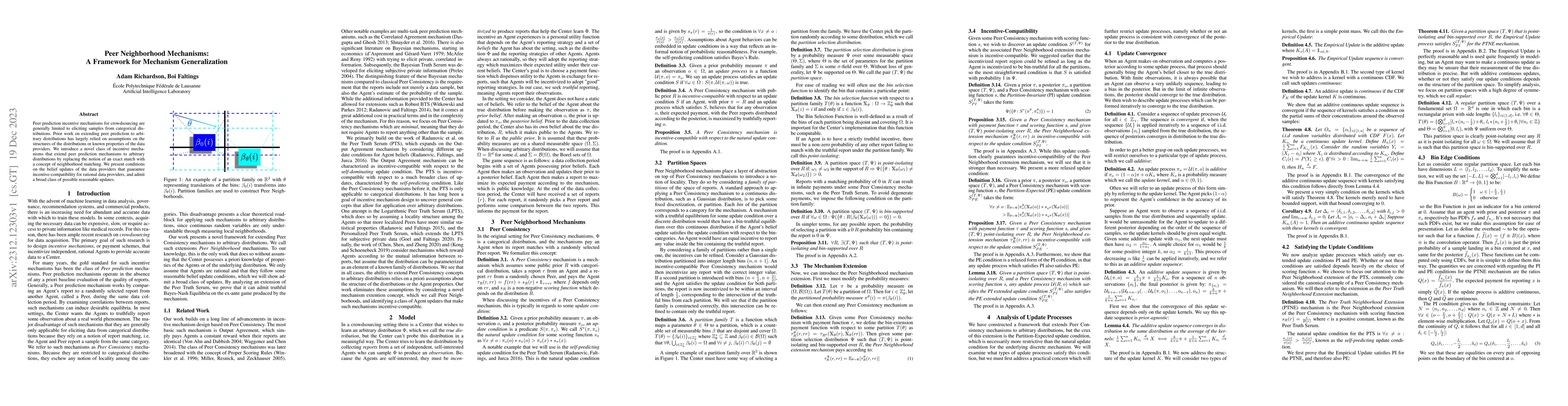 Thumbnail for Peer Neighborhood Mechanisms: A Framework for Mechanism Generalization
