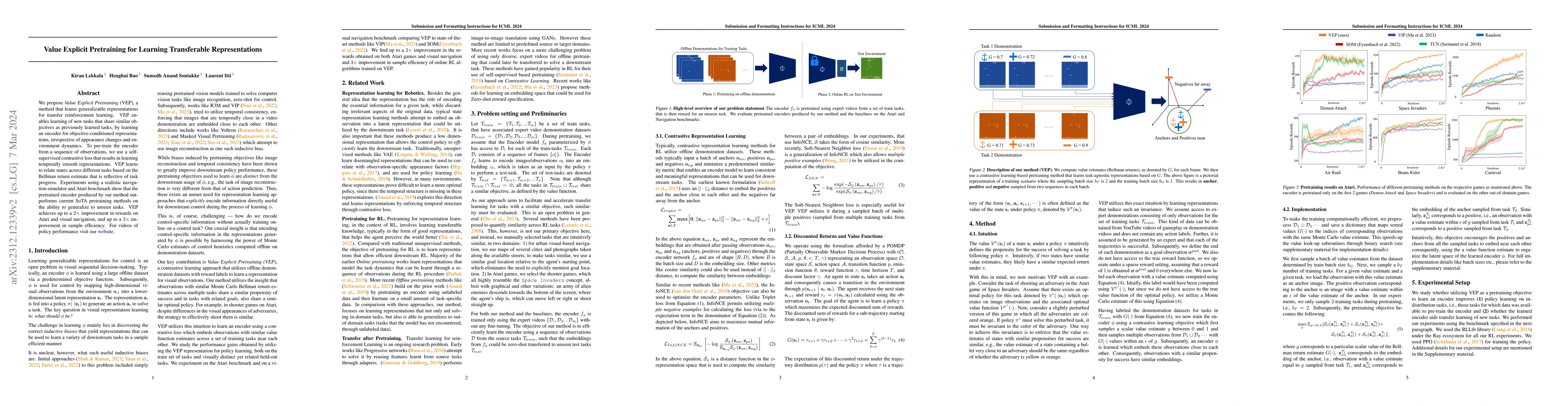 Thumbnail for Value Explicit Pretraining for Learning Transferable Representations