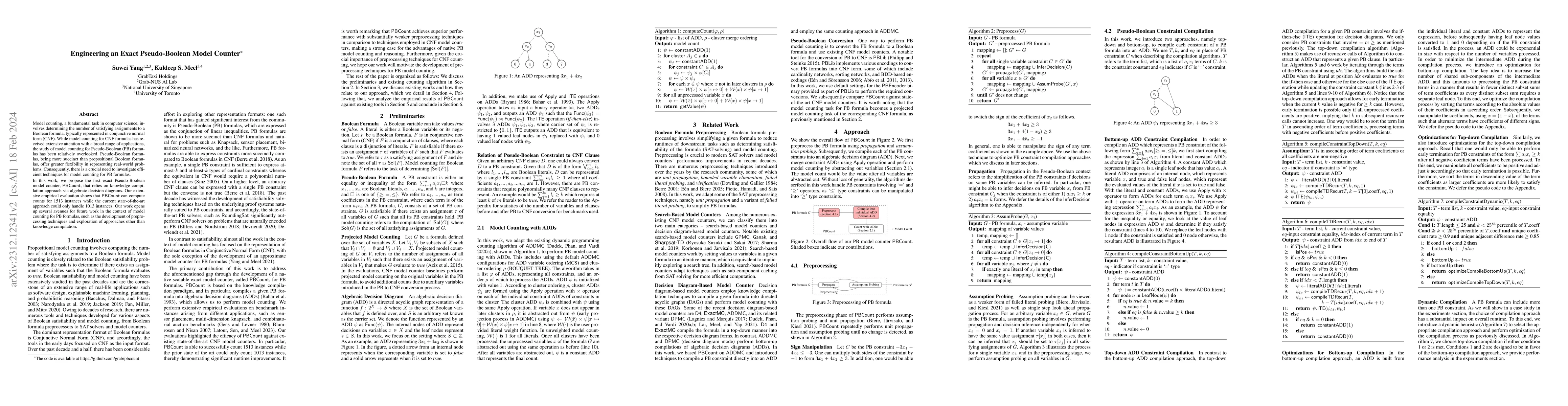 Thumbnail for Engineering an Exact Pseudo-Boolean Model Counter