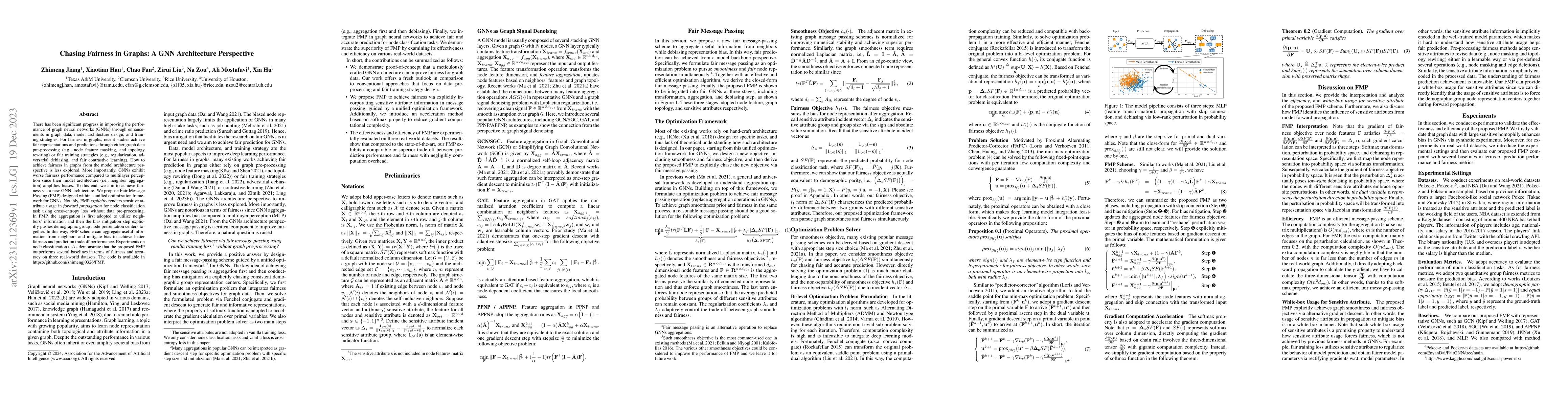 Thumbnail for Chasing Fairness in Graphs: A GNN Architecture Perspective
