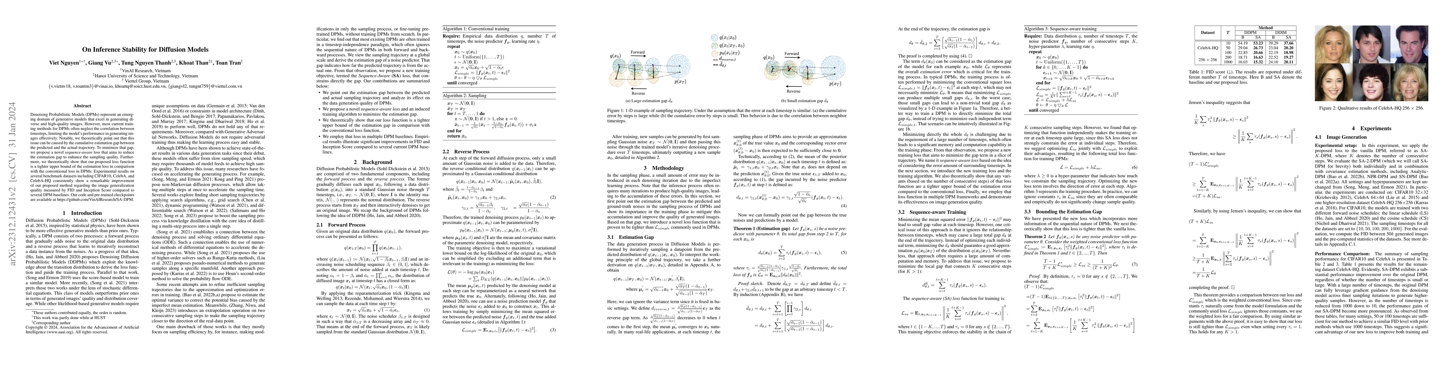 Thumbnail for On Inference Stability for Diffusion Models