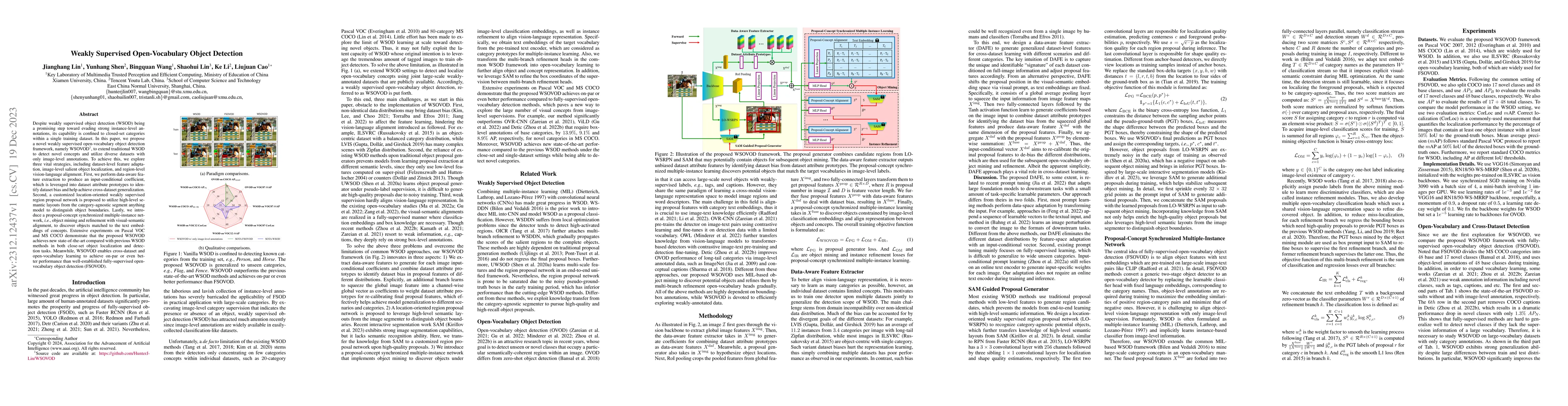 Thumbnail for Weakly Supervised Open-Vocabulary Object Detection