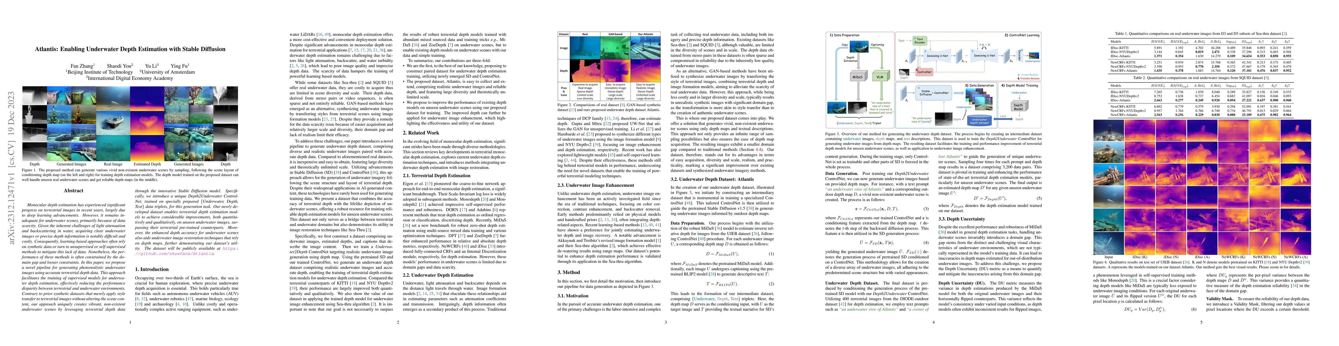 Thumbnail for Atlantis: Enabling Underwater Depth Estimation with Stable Diffusion