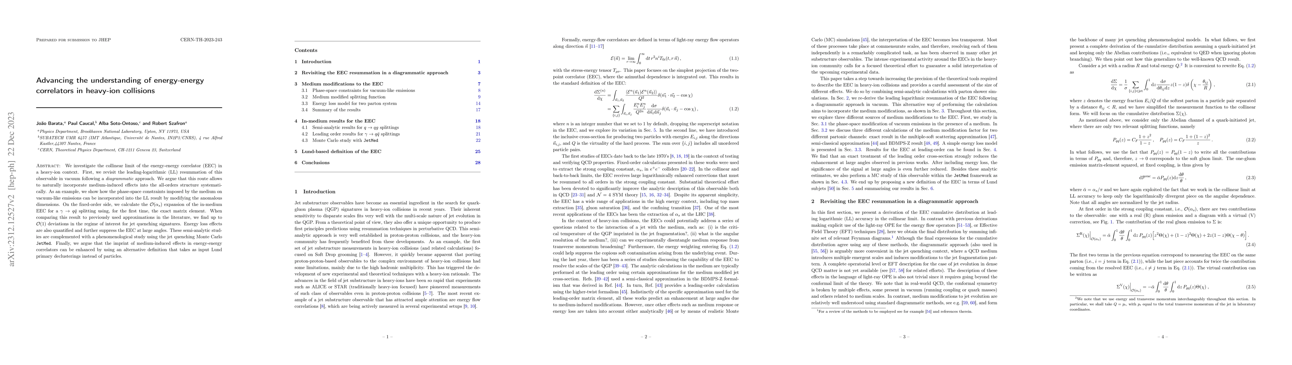 Thumbnail for Advancing the understanding of energy-energy correlators in heavy-ion
  collisions