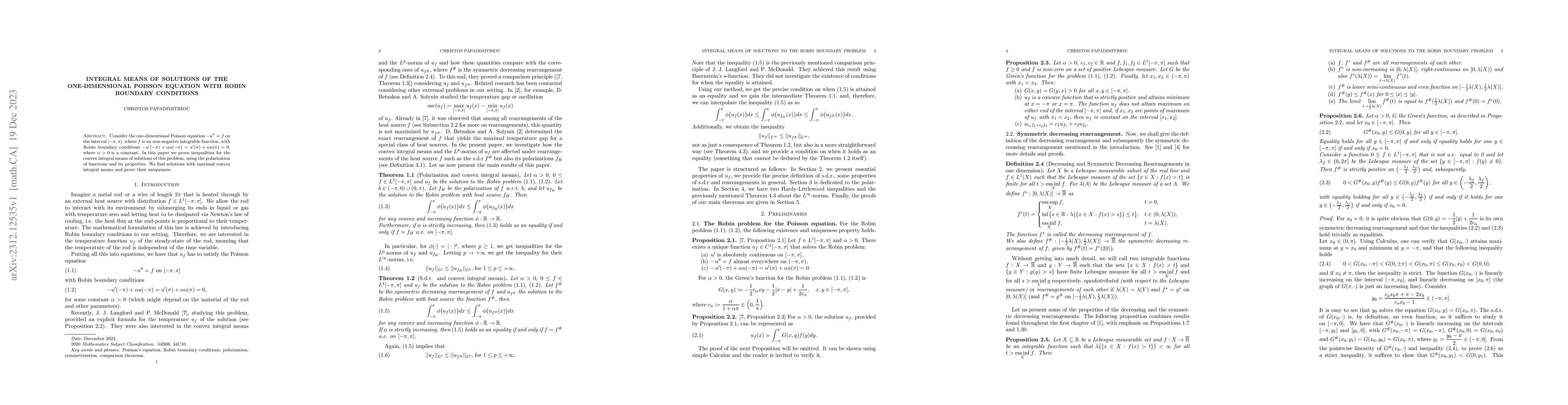 Thumbnail for Integral means of solutions of the one-dimensional Poisson equation with
  Robin boundary conditions