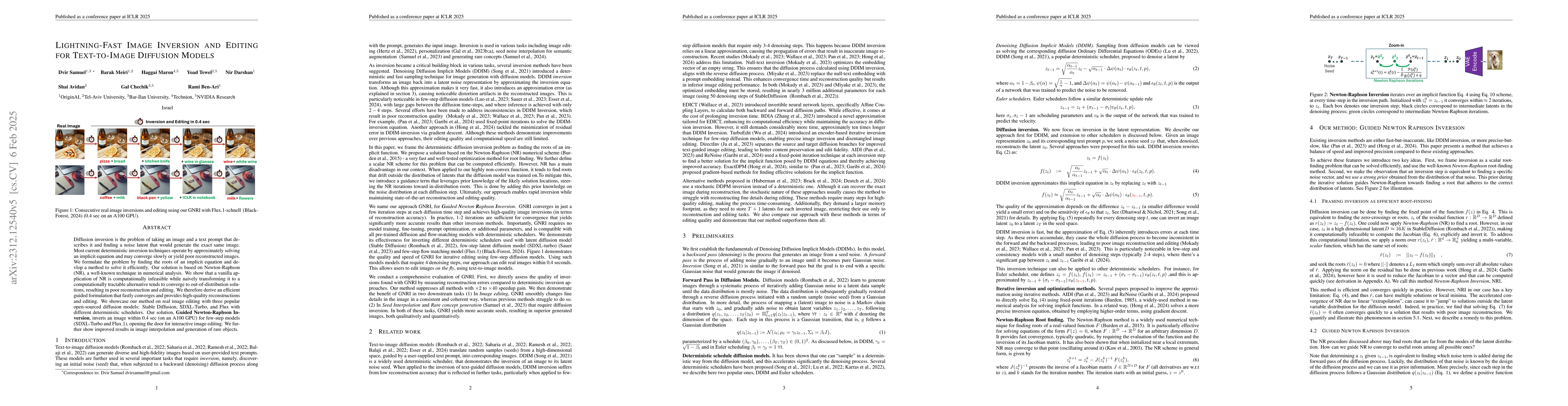 Thumbnail for Regularized Newton Raphson Inversion for Text-to-Image Diffusion Models