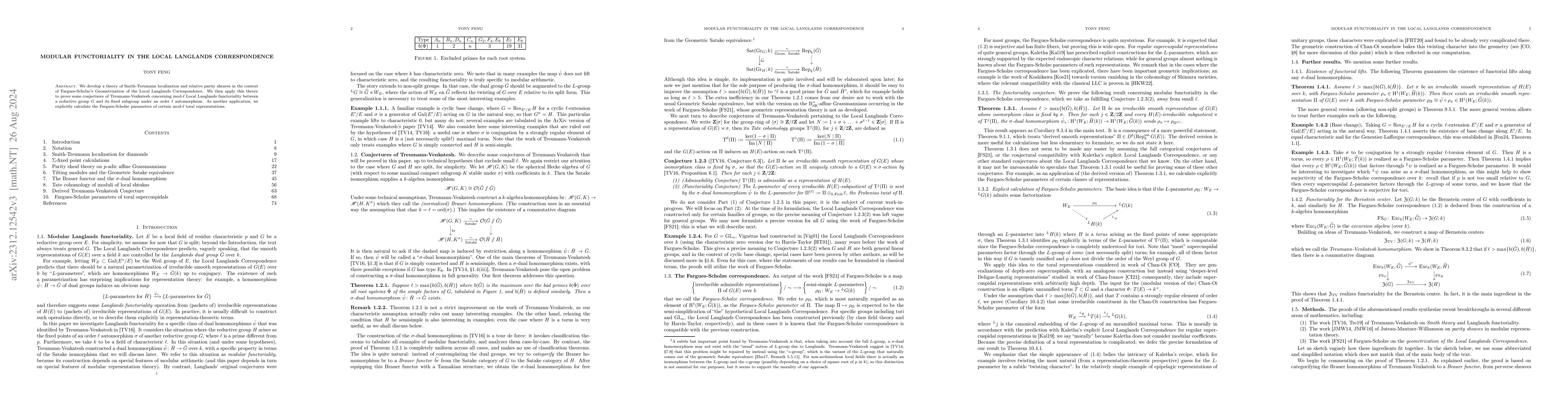 Thumbnail for Modular functoriality in the Local Langlands Correspondence