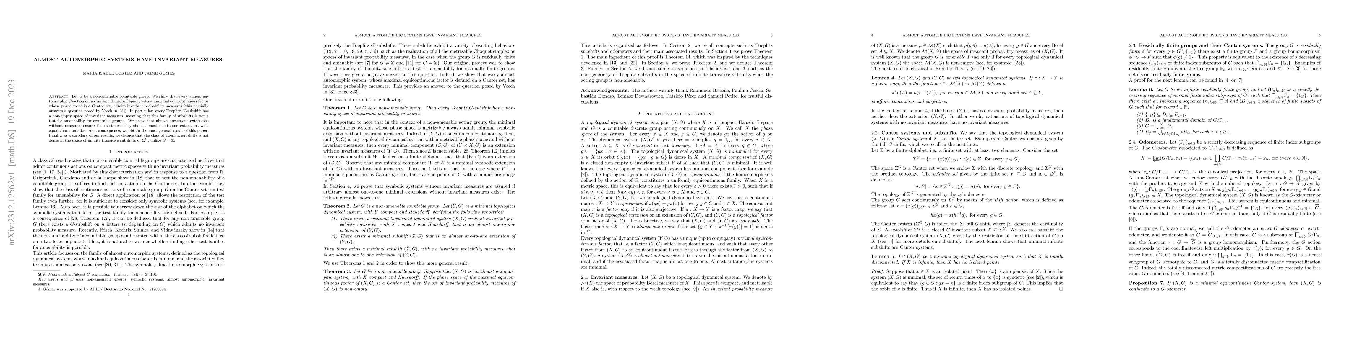 Thumbnail for Almost automorphic systems have invariant measures