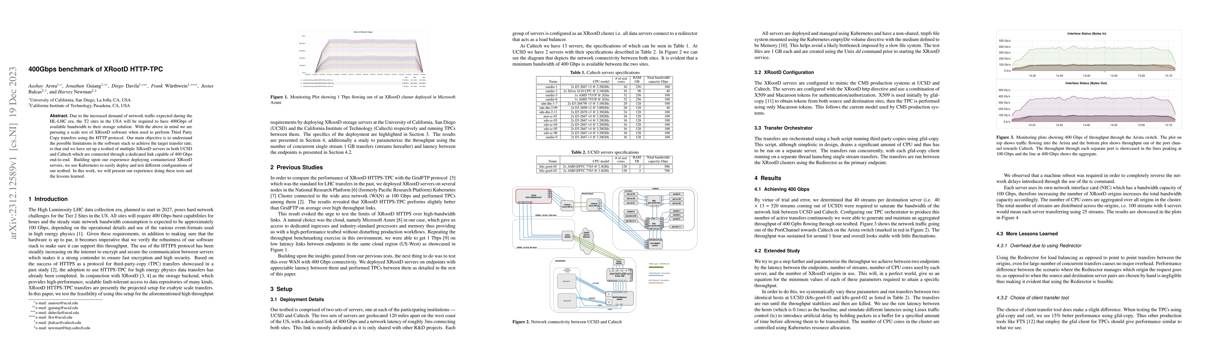 Thumbnail for 400Gbps benchmark of XRootD HTTP-TPC